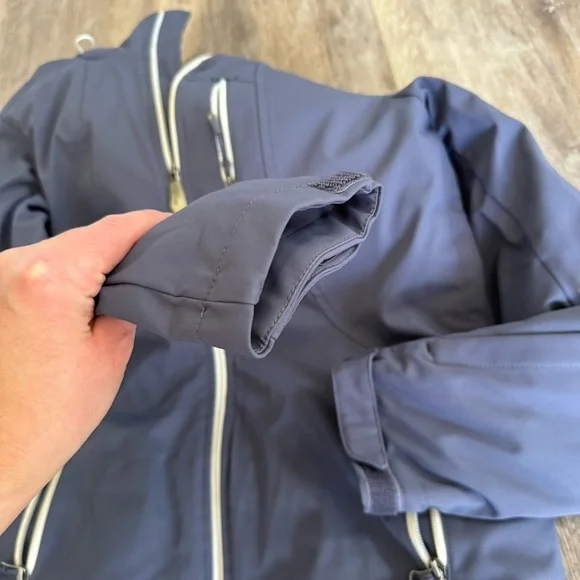 The North Face Soft Shell Ski & Snow Jacket with Removable Hood - Purple Jackets & Coats